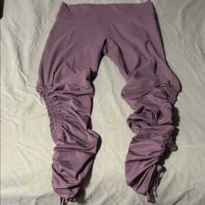 Brownish/plum Ruched Leggings